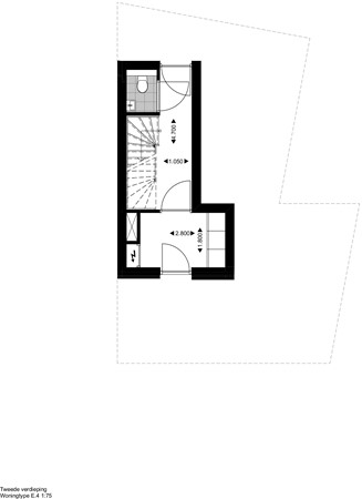 Floorplan - Rozenstraat Bouwnummer E.005, 5014 AJ Tilburg